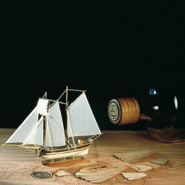 Kit de barco Hannah - Barco en botella 1: 300 AMATI 1355
