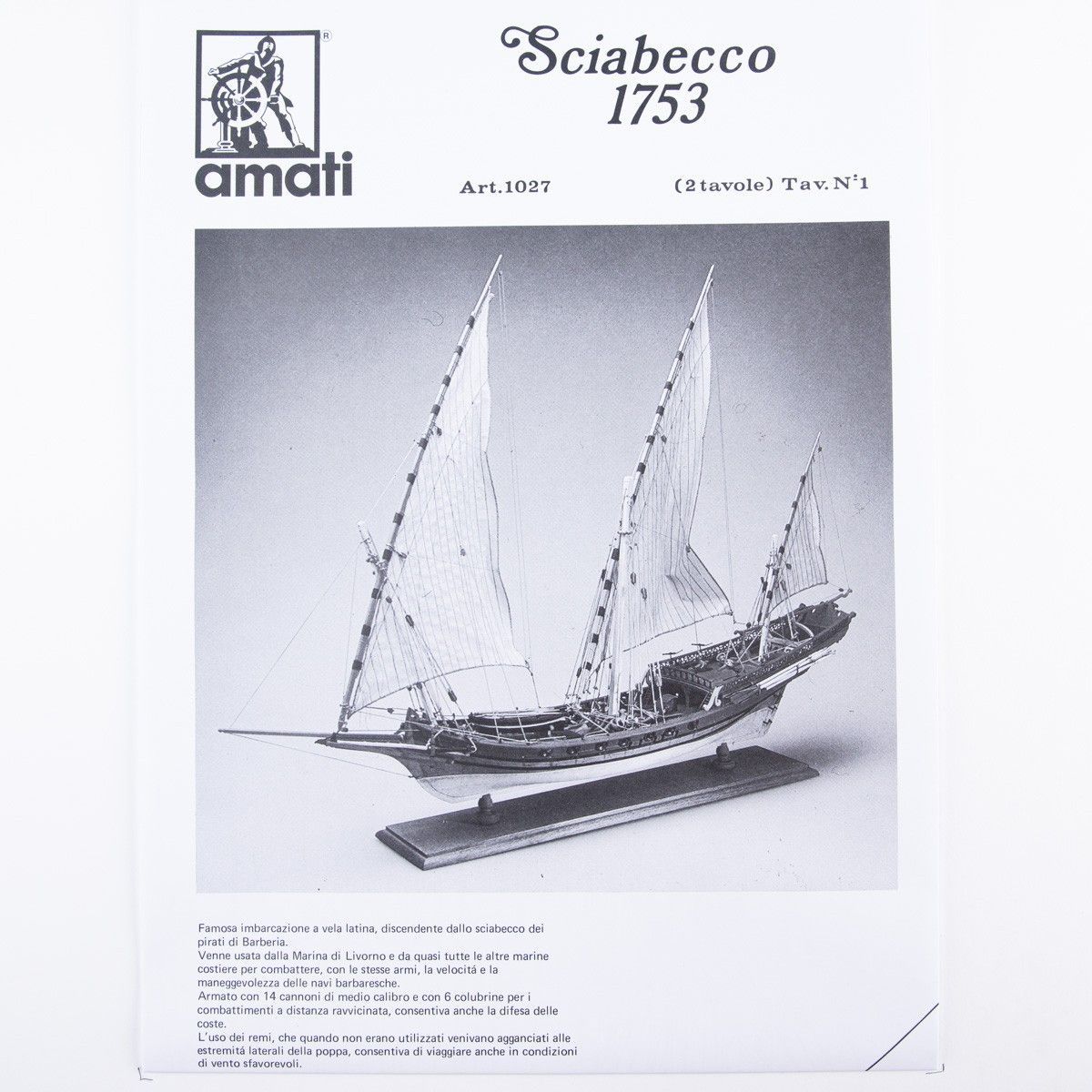 Plano Sciabecco 1:60