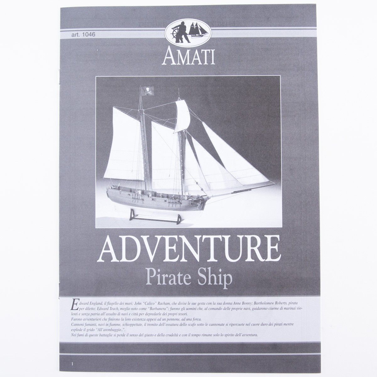Plano Aventura - Barco pirata 1:60