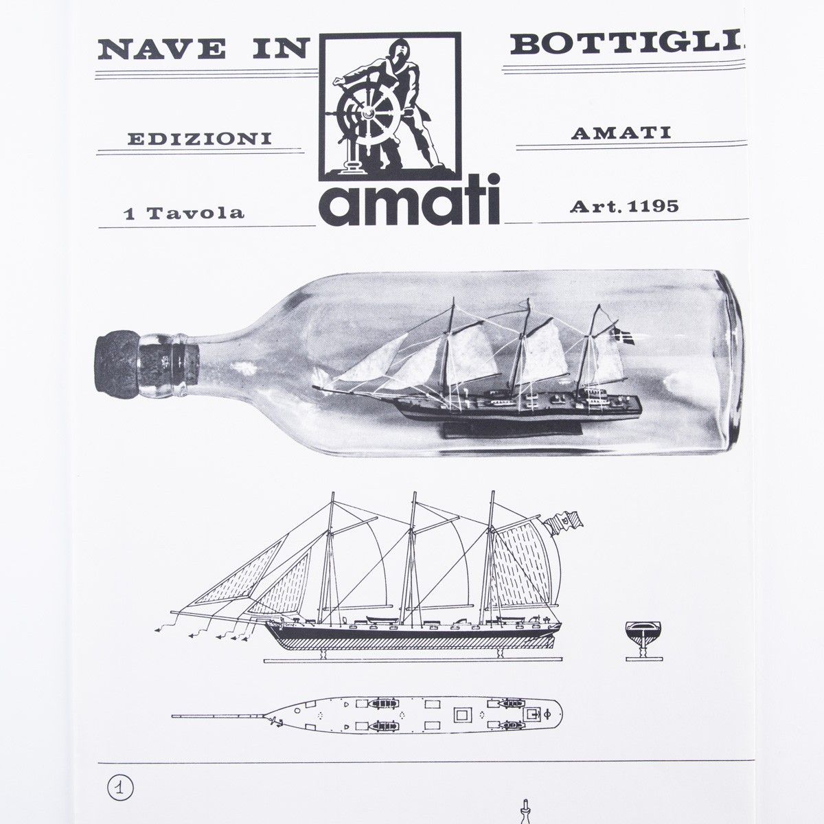 Plano Barco en botella
