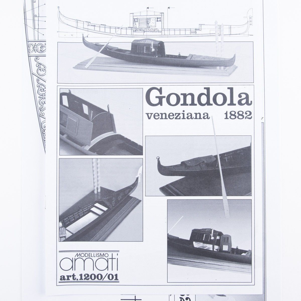 Plano Góndola veneciana