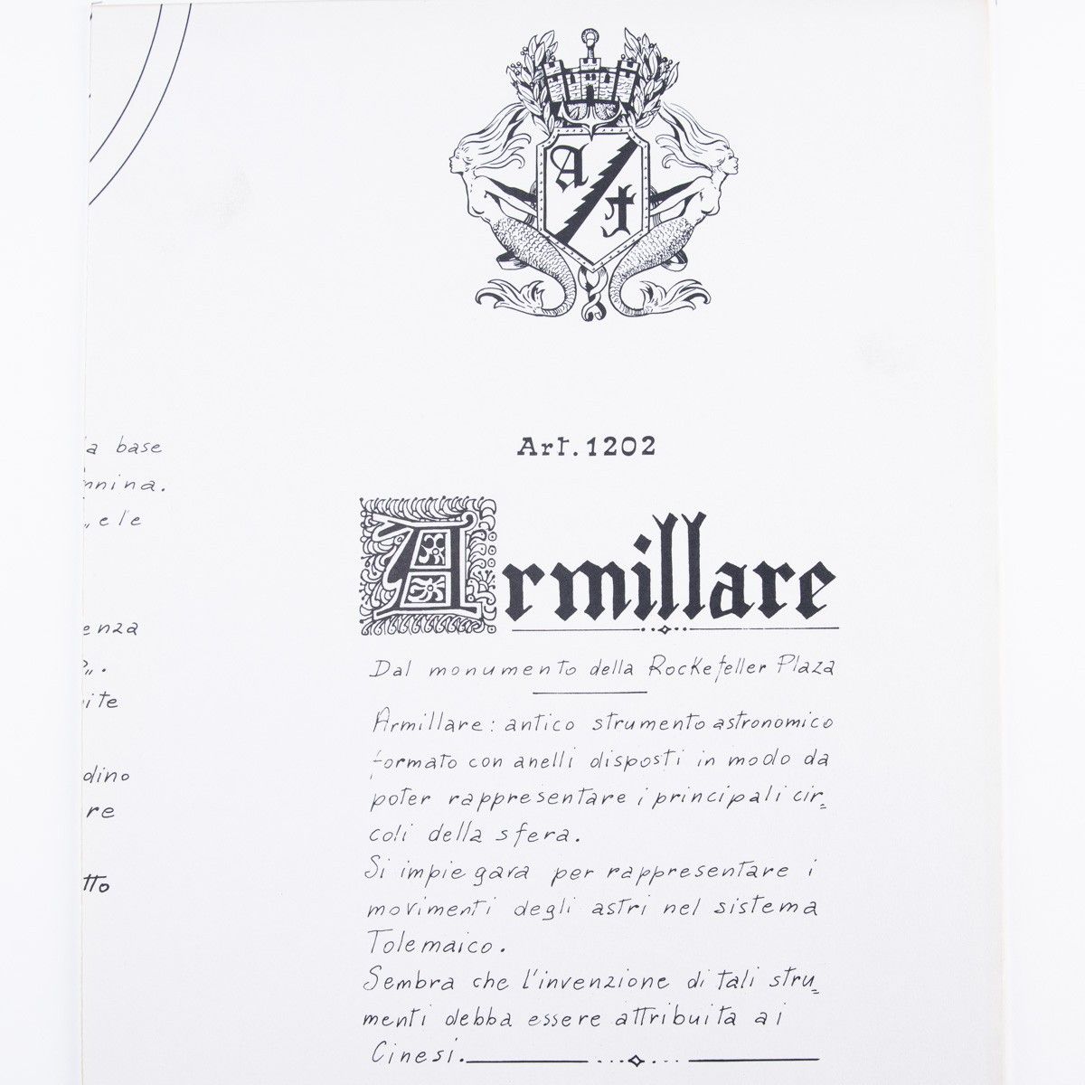 Plano Armilar