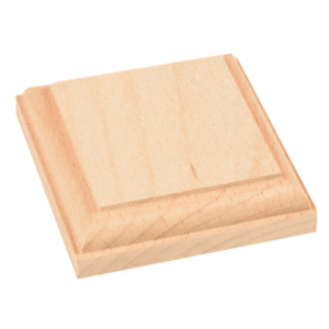 Peana: BASES DE MADERA CUADRADAS MM.80X80