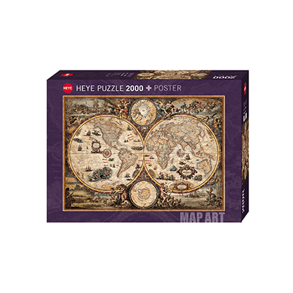 Puzle de 2000 piezas: Vintage World