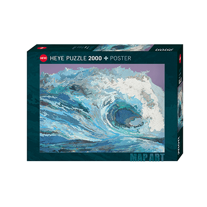 Puzle de 2000 piezas: Map Wave