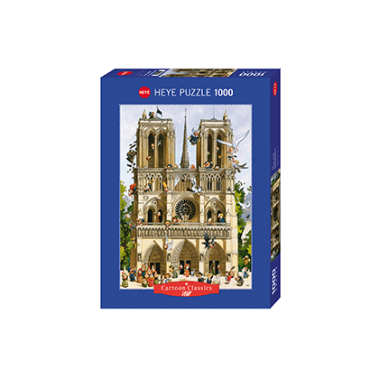 Puzle de 1000 piezas: Vive Notre Dame!