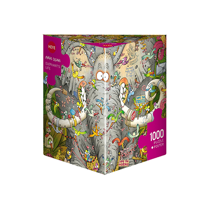 Puzle de 1000 piezas: Elephant's Life