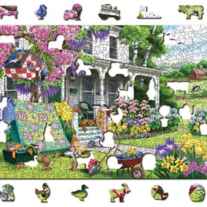 Puzle de 500 piezas: Jardín de campo