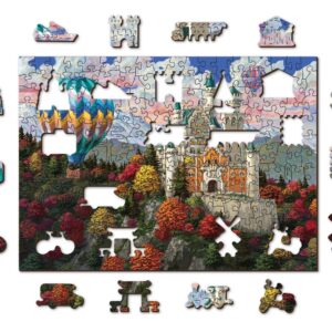 Puzle de 500 piezas: El castillo de Neuschwanstein