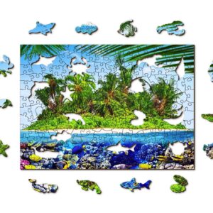 Puzle de 500 piezas: Isla del tesoro exótico