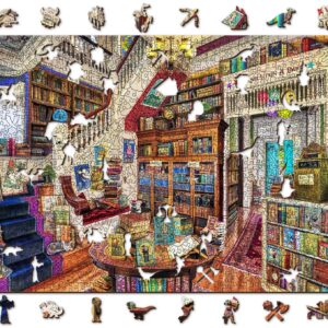 Puzle de 1000 piezas: Deseo de una librería