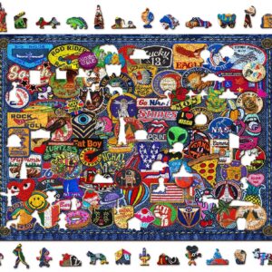 Puzle de 1000 piezas: Parche loco