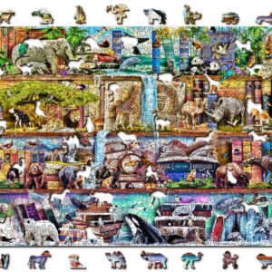 Puzle de 1000 piezas: El increíble reino animal