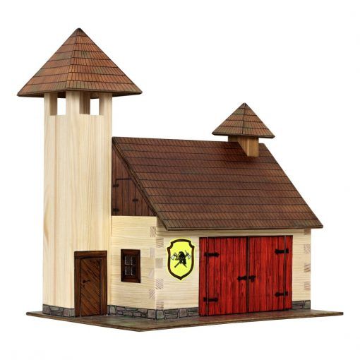 Kit de construcción de madera Parque de bomberos