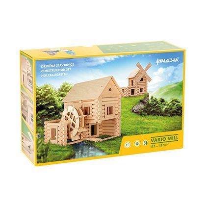 Kit de construcción de madera Vario mill 122 pcs