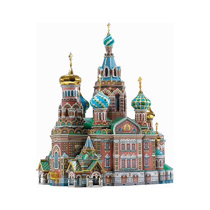 Kit de construcción de cartón Iglesia del Salvador (San Petersburgo)