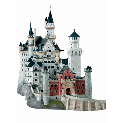 Kit de construcción de cartón Castillo de Neuschwanstein (Alemania)