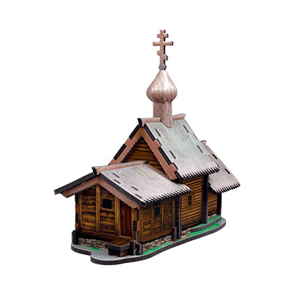 Kit de construcción de cartón Iglesia de La Resurrección de Lázaro (Rusia)