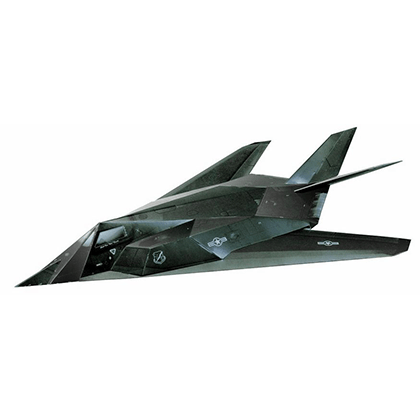 Kit de construcción de cartón Night Hawk F-117