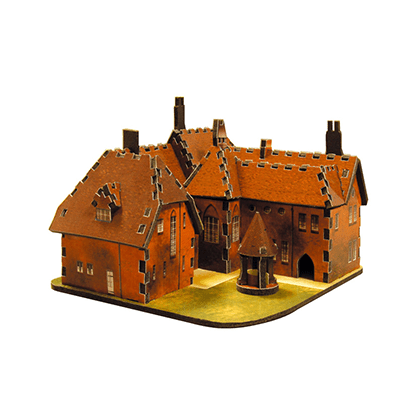 Kit de construcción de cartón Casa Roja de William Morris (Inglaterra)