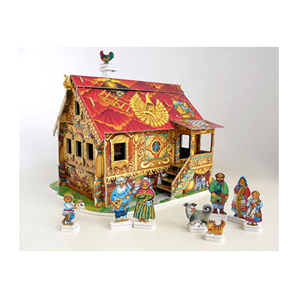 Kit de construcción de cartón Mi primera casa de muñecas II