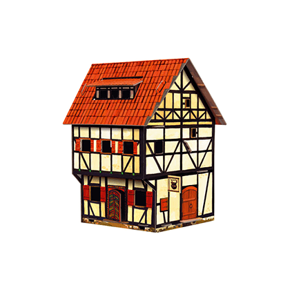 Kit de construcción de cartón Taberna