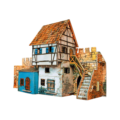 Kit de construcción de cartón Casa muralla