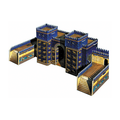 Kit de construcción de cartón Puerta de Ishtar (Babilonia)