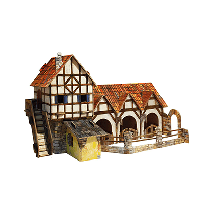 Kit de construcción de cartón Establo