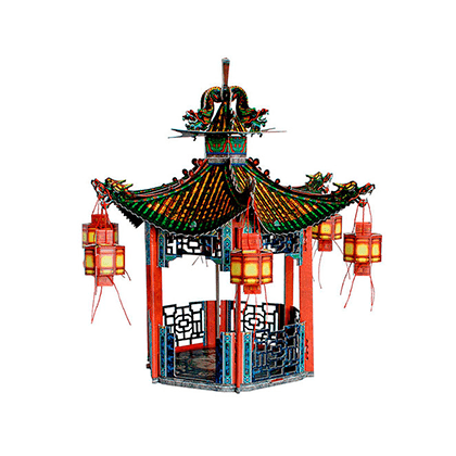 Kit de construcción de cartón Cenador chino