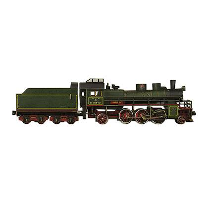 Kit de construcción de cartón Locomotora de vapor