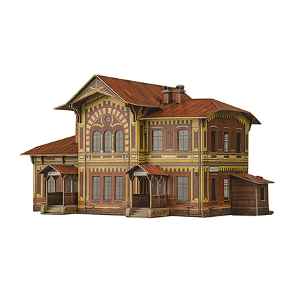 Kit de construcción de cartón Estación de Mozhayskaya (Rusia)