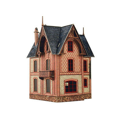 Kit de construcción de cartón Villa Vesinet