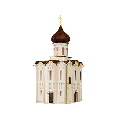 Kit de construcción de cartón Iglesia de la intersección de Nerl (Rusia)