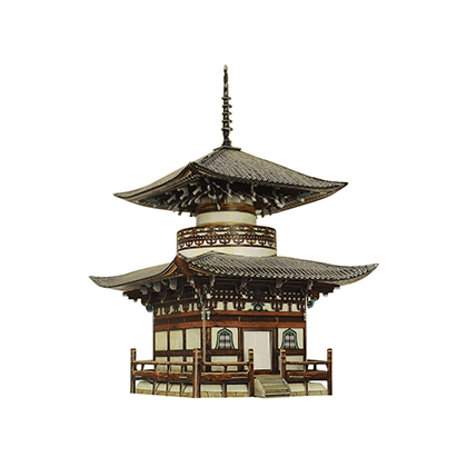 Kit de construcción de cartón Templo de Honpo-Ji (Japón)
