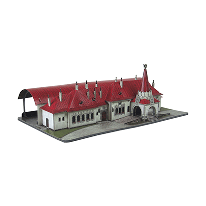Kit de construcción de cartón Estación Imperial (Rusia)