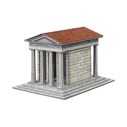 Kit de construcción de cartón Templo de Atenea Nike (Grecia)