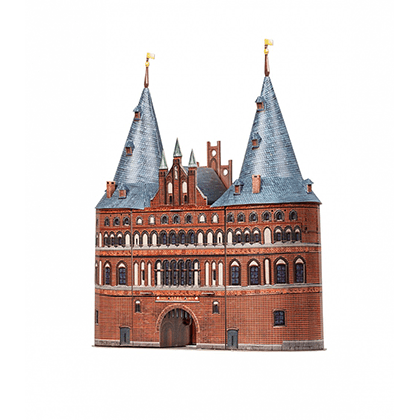 Kit de construcción de cartón Puerta de Holsten (Lübeck - Alemania)