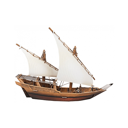 Kit de construcción de cartón Dhow Árabe