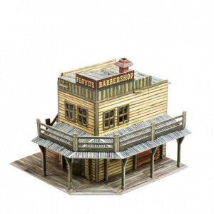 Kit de construcción de cartón Barberia