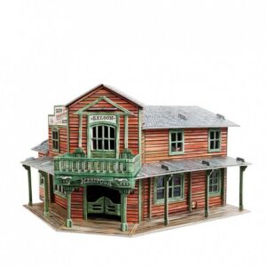 Kit de construcción de cartón Saloon