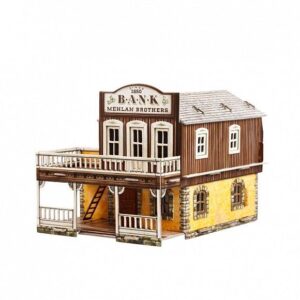 Kit de construcción de cartón Banco