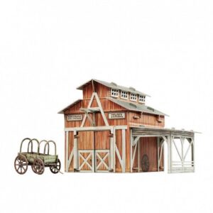 Kit de construcción de cartón Bodega