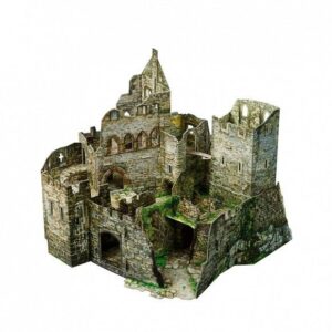 Kit de construcción de cartón Ruinas del castillo