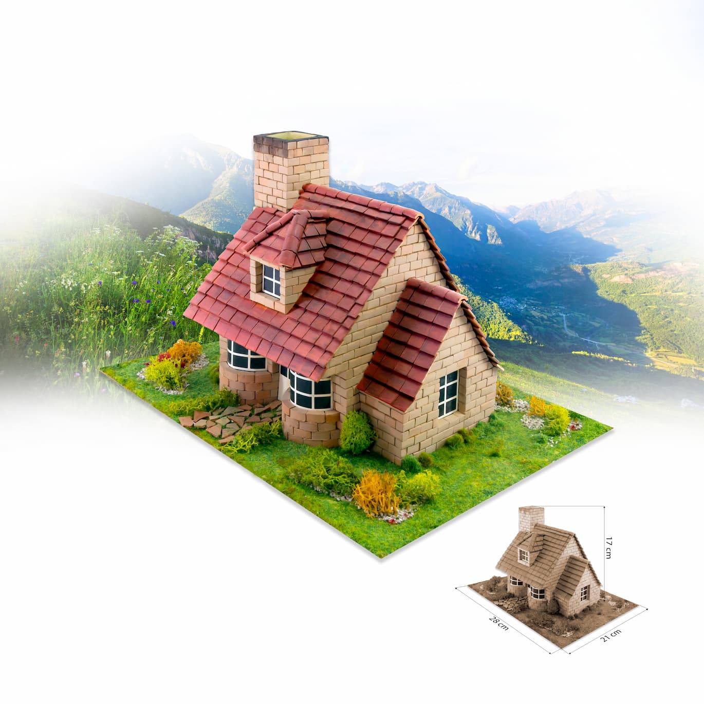 Kit de construcción de cerámica Rural House 1