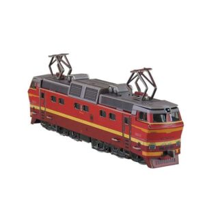 Kit de construcción de cartón Locomotora Eléctrica
