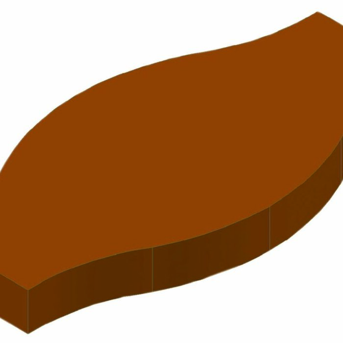 35097 Baldosa ovalada 30x15x3