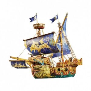 Kit de construcción de cartón Barco pirata