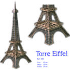 5501 Torre Eiffel nuevo - Etiqueta grande