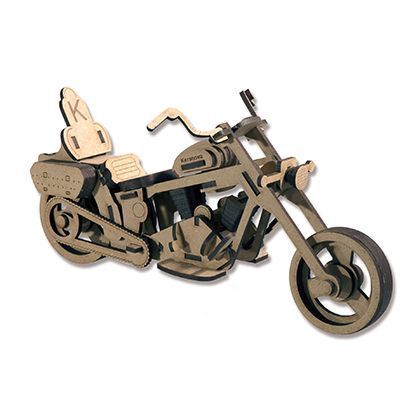 Kit de construcción de madera Moto custom (pequeña)